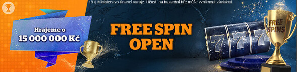 FREE spin open turnaje o odměny v hodnotě 15 000 000 Kč