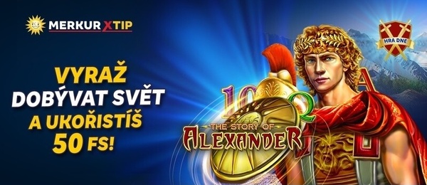 Získejte 50 free spinů jen DNES v online casinu MerkurXtip.