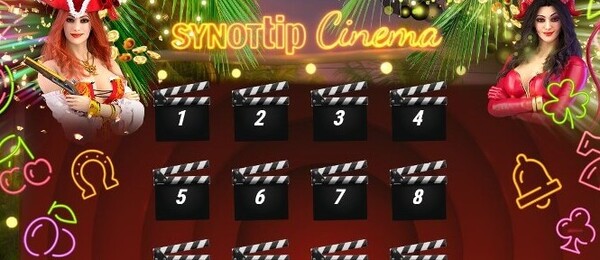 SYNOTTIP Cinema kalendář s bonusy a free spiny