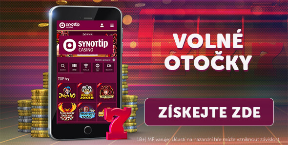 Získejte valentýnské free spiny u SYNOT TIPu