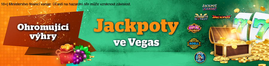 Jackpot automaty v Chance Vegas vyplatily desítky milionů