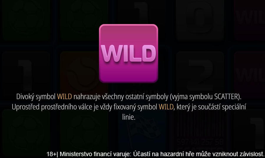 Wild symbol na automatu Bookmaker&#039;s line