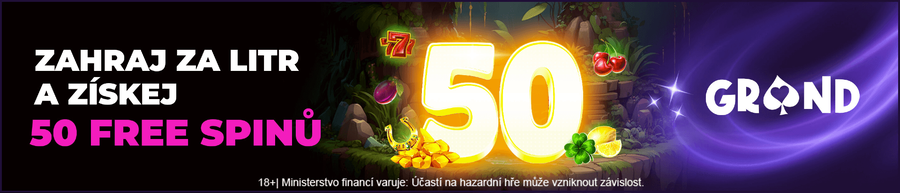 50 free spinů každý den s Grandwinem