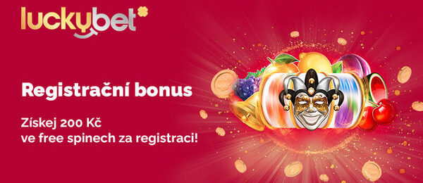LuckyBet casino CZ registrační bonus
