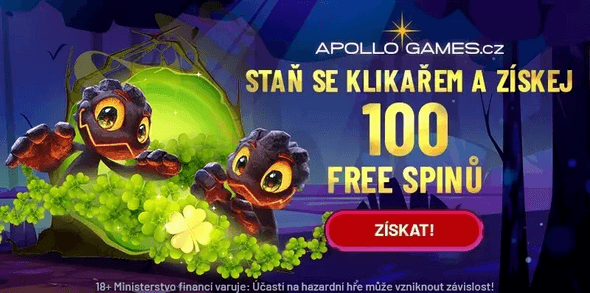 Klikař dnes v casinu Apollo Games – free spiny za přihlášení