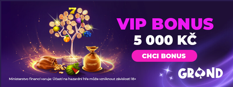 ZDE můžete získat VIP bonus až 5 000 Kč
