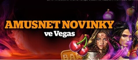 Získejte od Chance Vegas až 350 Kč bonus s novinkami Amusnet