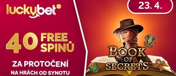 Získejte denní LuckyBet casino BONUS ve výši 40 free spinů!