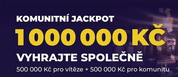 Grandwin komunitní jackpot garantuje výhru milion korun