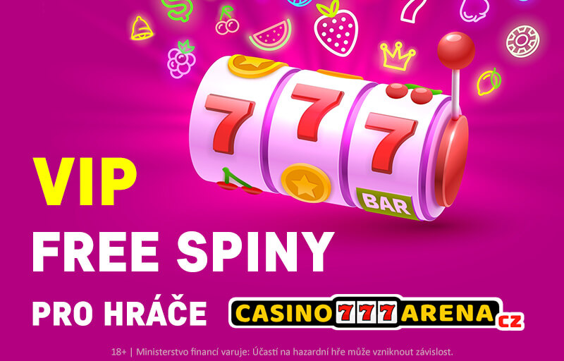 VIP free spiny na automaty od Casinoarena.cz