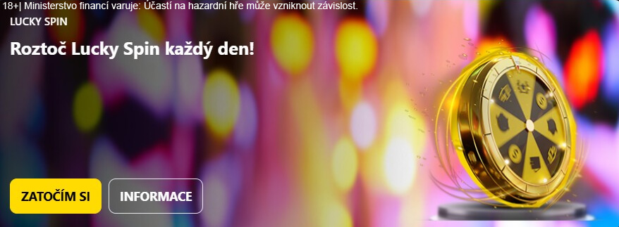 Zatočte si Lucky Spin u&nbsp;Fortuny každý den