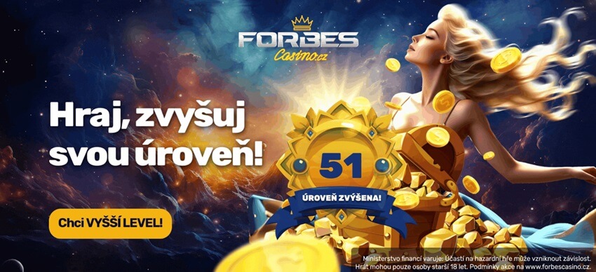 Věrnostní levelovací systém u FORBES online casina