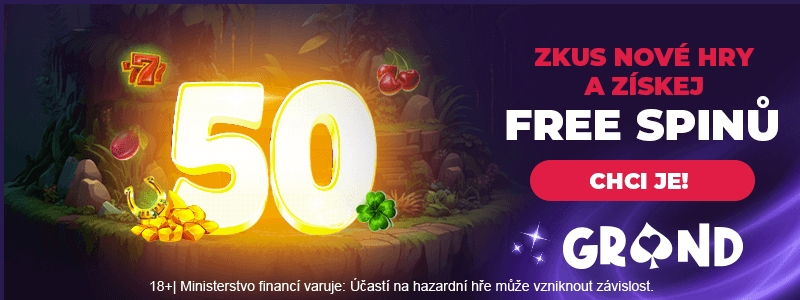 Grandwin BONUS 50 free spinů každý den