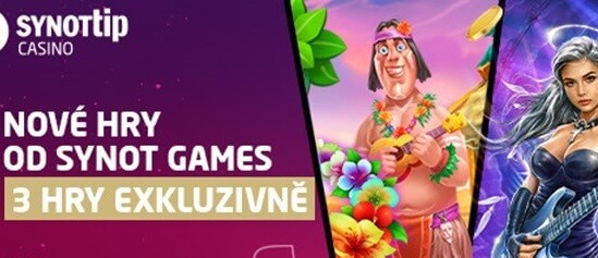 Vyzkoušejte exkluzivní automaty v casinu SYNOT TIP