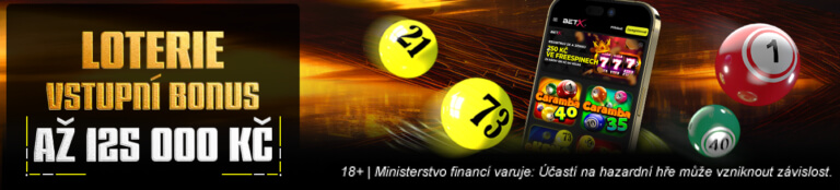 BetX bonus za registraci do loterie