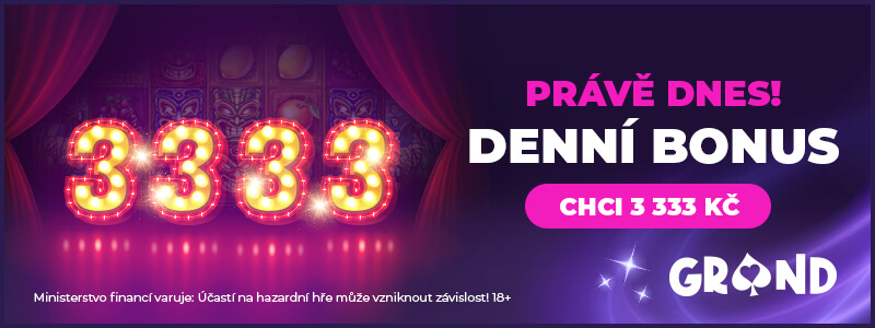 Denní bonusy v online casinu Grandwin