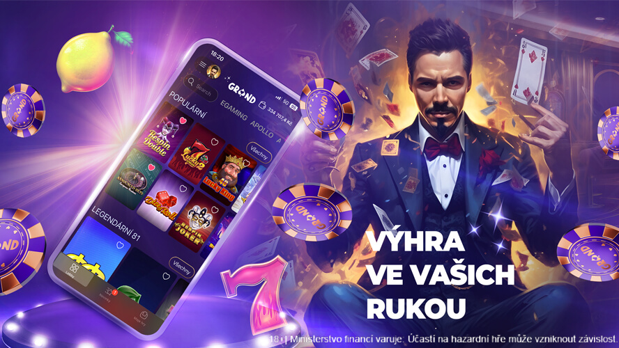 Grandwin casino v mobilu – recenze aplikace