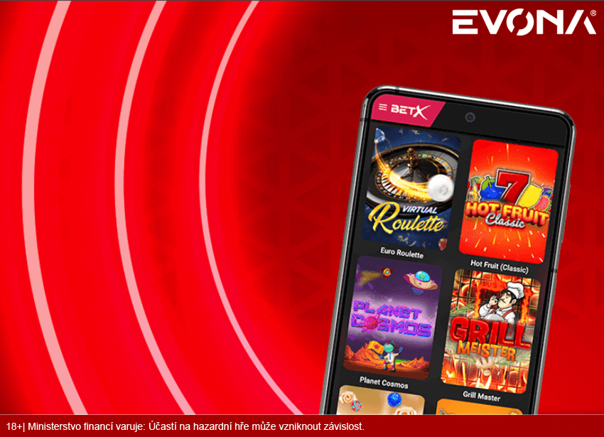 Slovenský výrobce automatů Evona dodává své automaty například do online casina BetX