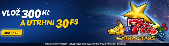 Vložte si na Merkur účet 300 Kč a získáte 30 free spinů