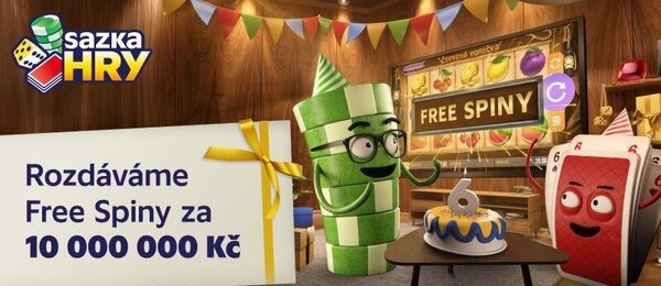 Zapojte se do oslav narozenin u Sazka Her