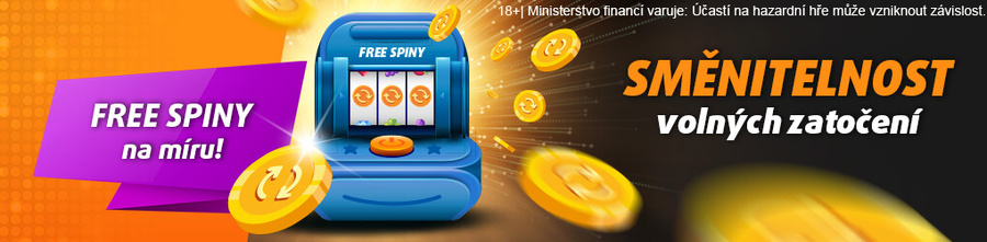 Směňte si free spiny u&nbsp;Tipsportu dle sebe