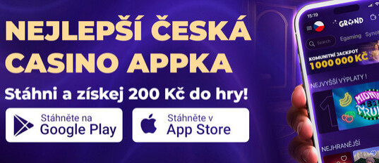GrandWin aplikace CZ: získejte free spiny za stažení a aktivitu