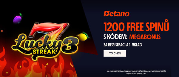 Získejte bonus až 1200 free spinů s kódem MEGABONUS.