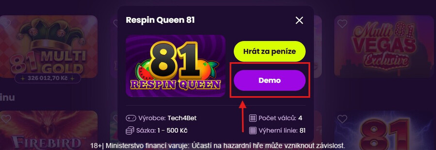 Automaty Kingsbet demo režim