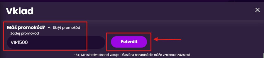 Kingsbet promo kód VIP1500