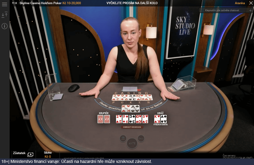 Casino Holdem poker od Playtechu si můžete zahrát v online casinu Betano