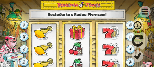 Online automat Bohemia Joker od Casimi je hra s nezaměnitelnou grafikou od Petra Urbana