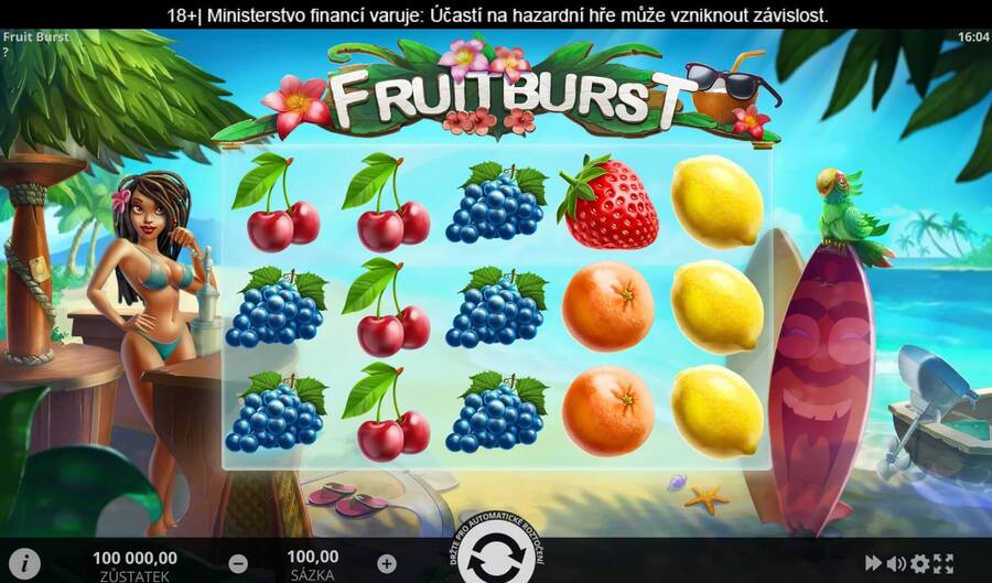 Výherní automat Fruitburst od Evoplay