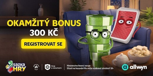 Sazka Hry bonus za registraci Sazka Hry bonus za registraci