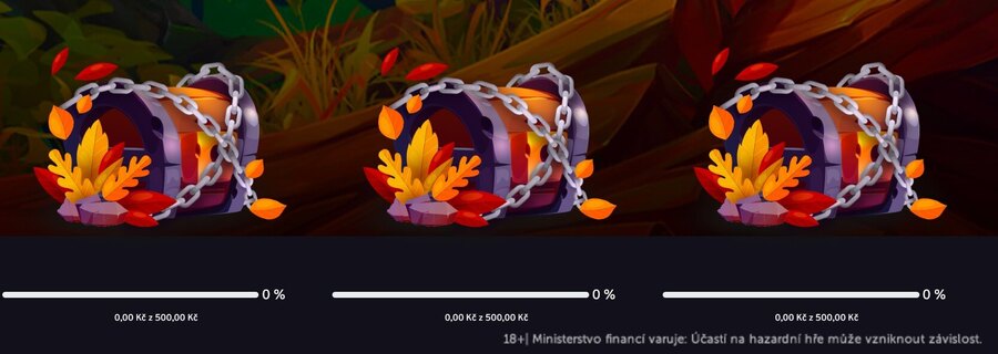 Denně můžete otevřít 3 tajemné truhličky s bonusy
