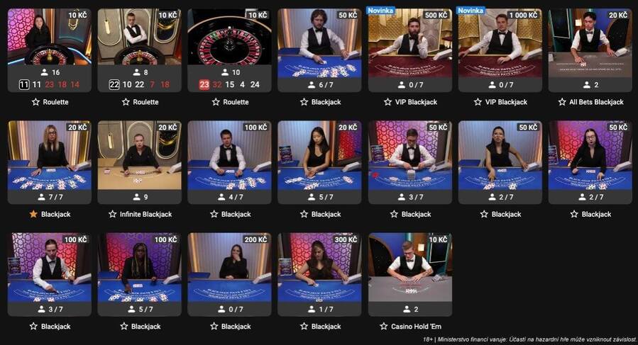 Live casino Chance Vegas