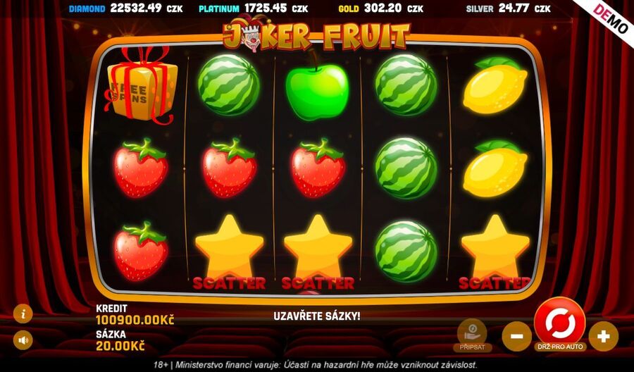 Nejlepší BetX automat: Joker Fruit
