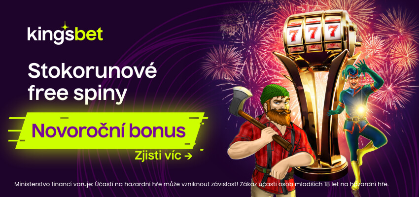 Novoroční free spiny u casina Kingsbet