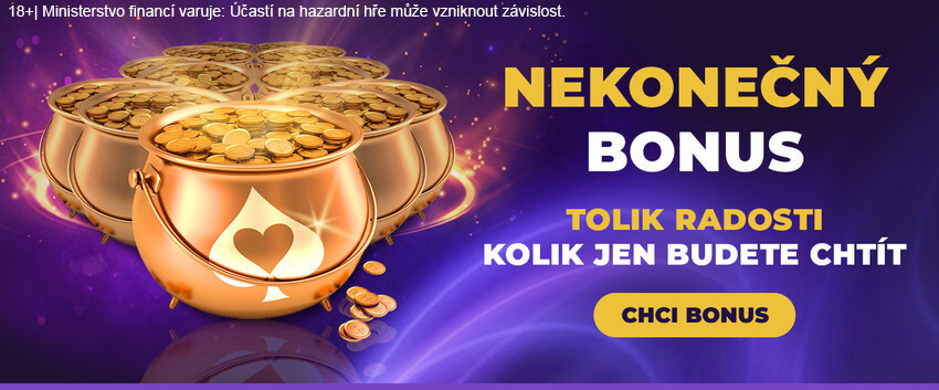 Kolik free spinů získáte díky Nekonečnému bonusu?