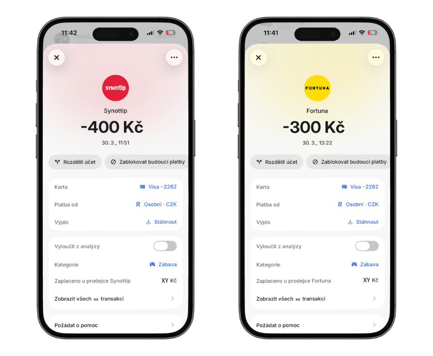 Revolut platby do online casin