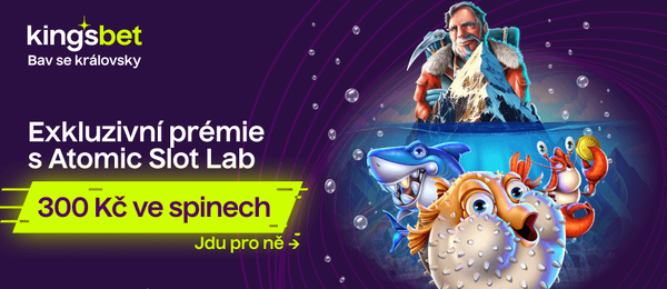 300 Kč ve free spinech na tento víkend? Získejte je v Kingsbet