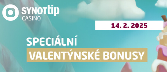 SYNOT TIP valentýnské bonusy: co všechno lze dnes získat?