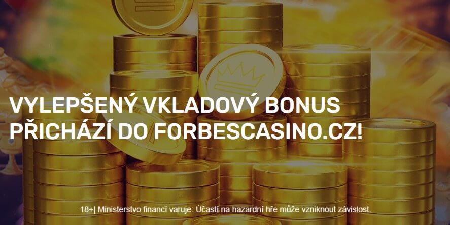 Nový vkladový bonus u casina Forbes