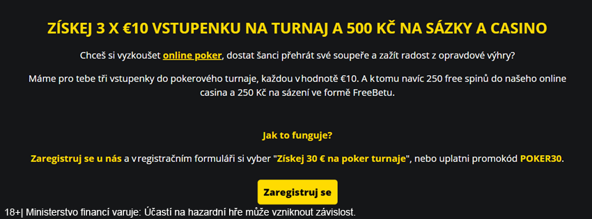 Bonus v&nbsp;eurech v&nbsp;českém online casinu Fortuna