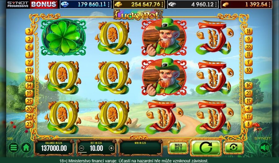 Získejte free spiny do hry Lucky Pot