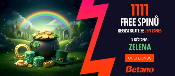 V den svatého Patrika můžete u Betana získat 1 111 free spinů