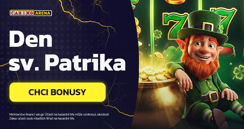 V den svatého Patrika můžete u&nbsp;Betana získat 1&nbsp;111 free spinů