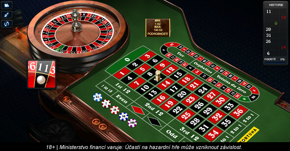 Online ruleta v&nbsp;českém online casinu Fortuna