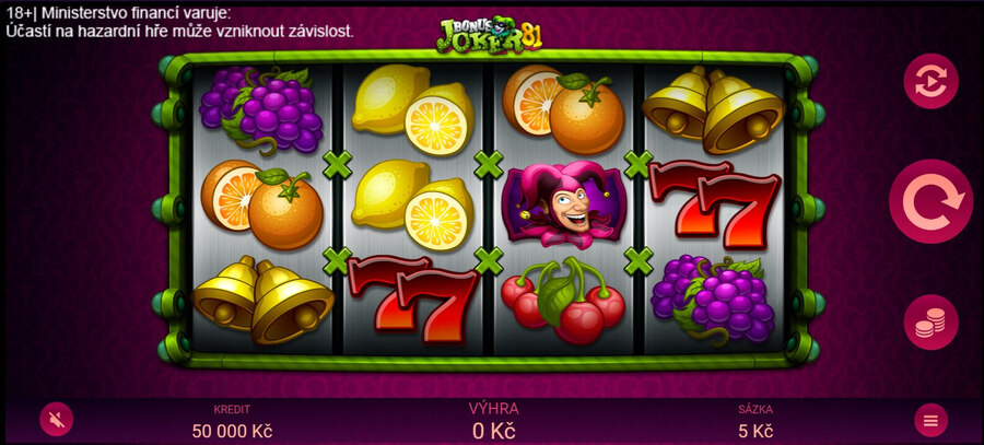 Automat Bonus Joker 81