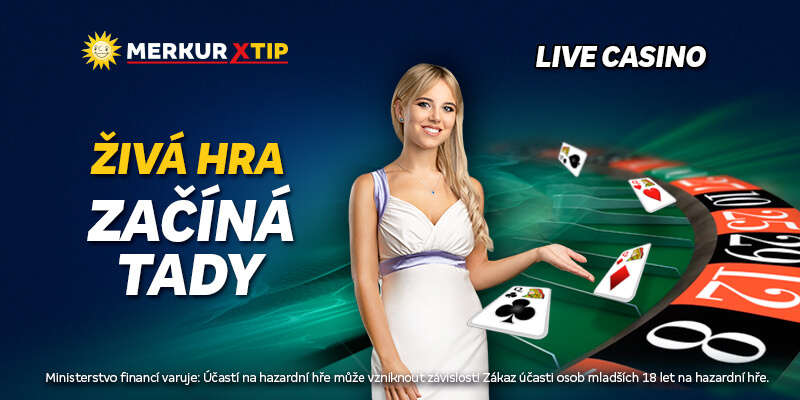 Živá hra v online casinu MerkurXtip