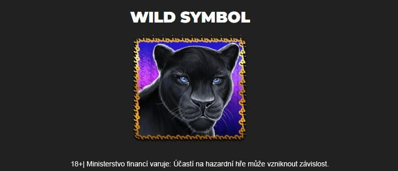 Wild symbol hracího automatu 81 Panther